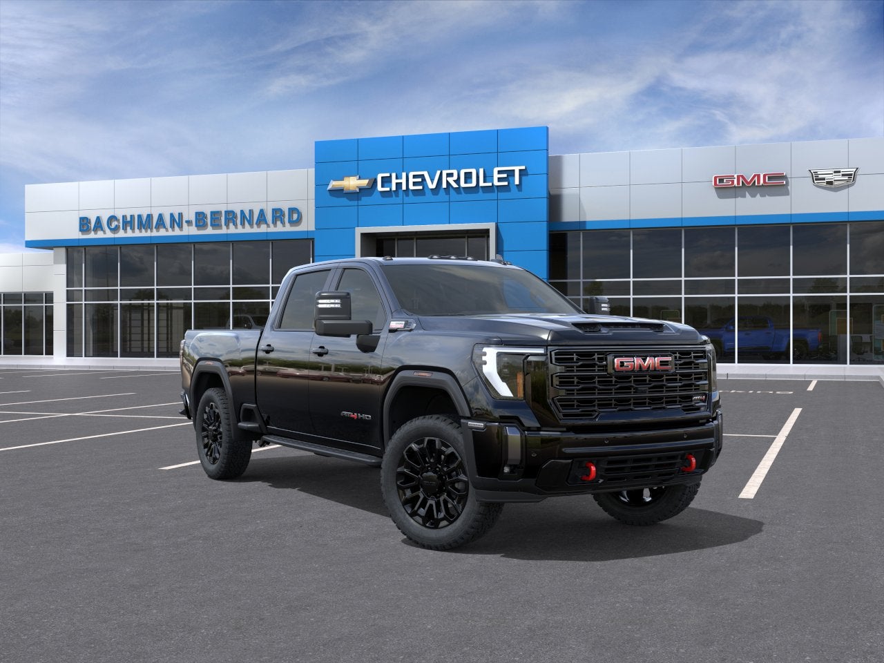 2026 GMC Sierra 2500 HD AT4 in Onyx Black — front three-quarter view